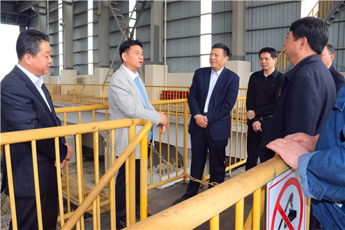 中国太原铁路局集团高管到济矿物流参观视察合作项目