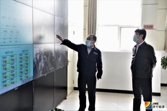 刘明带队到金桥煤矿检查指导工作