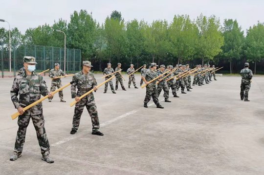 金桥煤矿参加2021年度济宁市民兵干部骨干集训