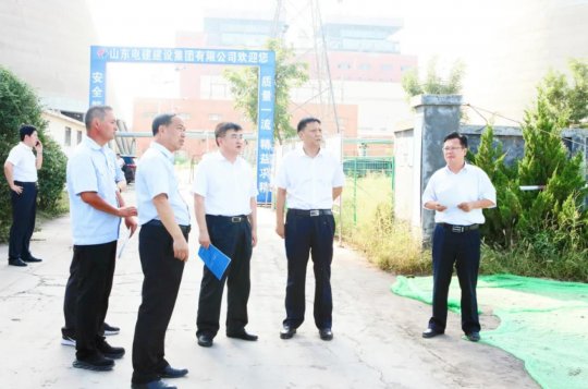 张广宇陪同丰家雷到阳城煤电考察调研重点项目建设情况