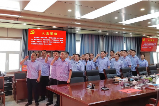 集团机关第五党支部与义桥煤矿综采一区党支部开展联建活动