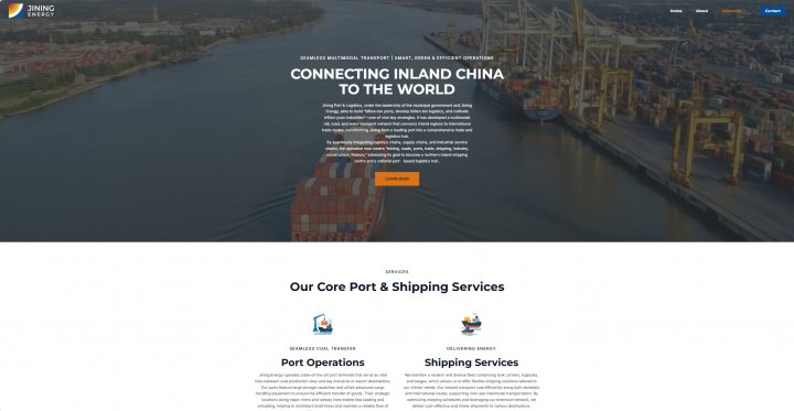 济宁能源集团全新英文官网正式上线