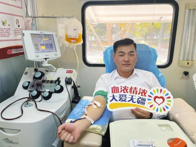 六年坚守成“献血先锋”，中交润杨青年用行动诠释担当